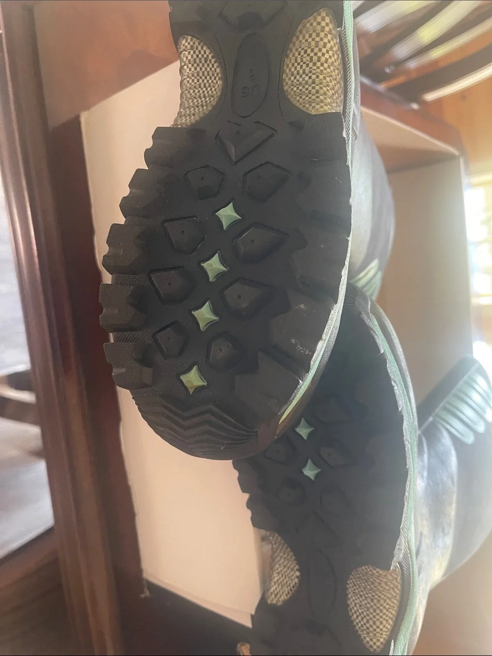 Women’s Black & Mint Outdoor Rain Boots